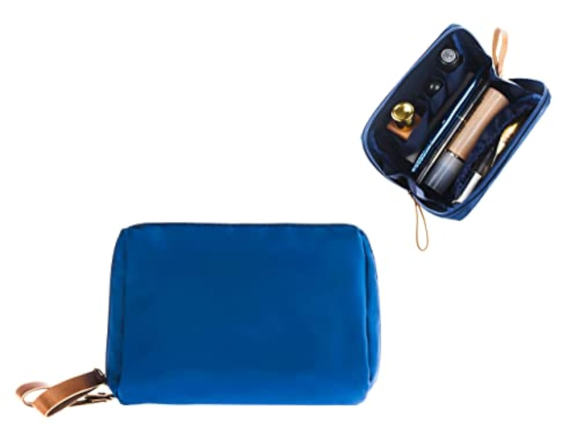Taishou Small Makeup Bag for Purse, Portable Waterproof Cosmetic Pouch